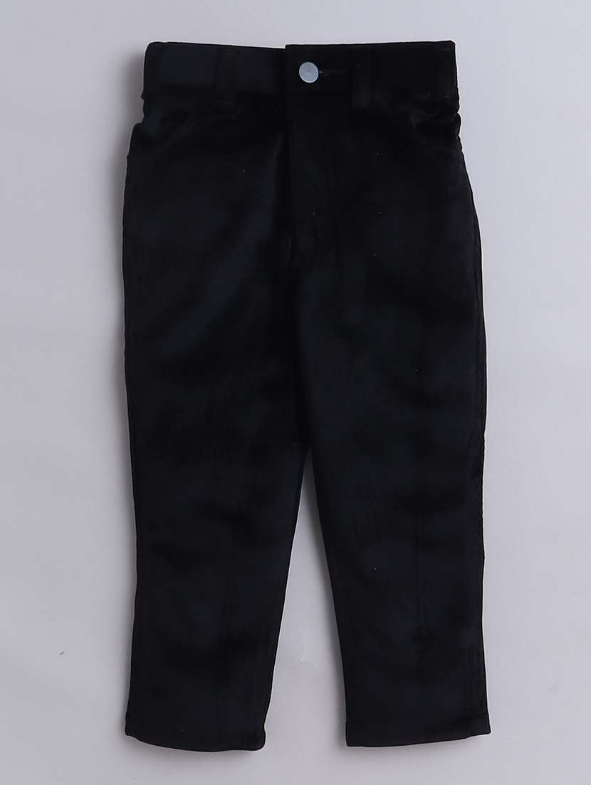 boys embellished formal 3 pcs partywear suit set with neck bow - 21570377 -  Standard Image - 3