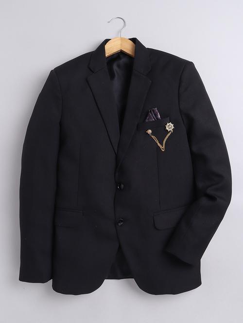 men solid single breasted partywear blazer - 21570469 -  Standard Image - 0
