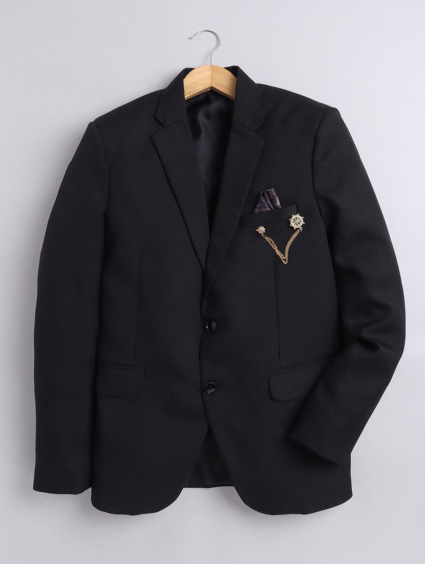 men solid single breasted partywear blazer - 21570469 -  Zoom Image - 0
