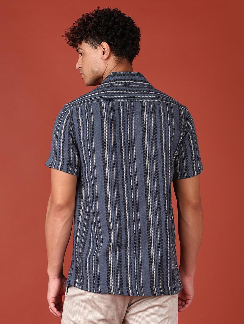 men striped short sleeve shirt - 21570658 - Standard Image - 3