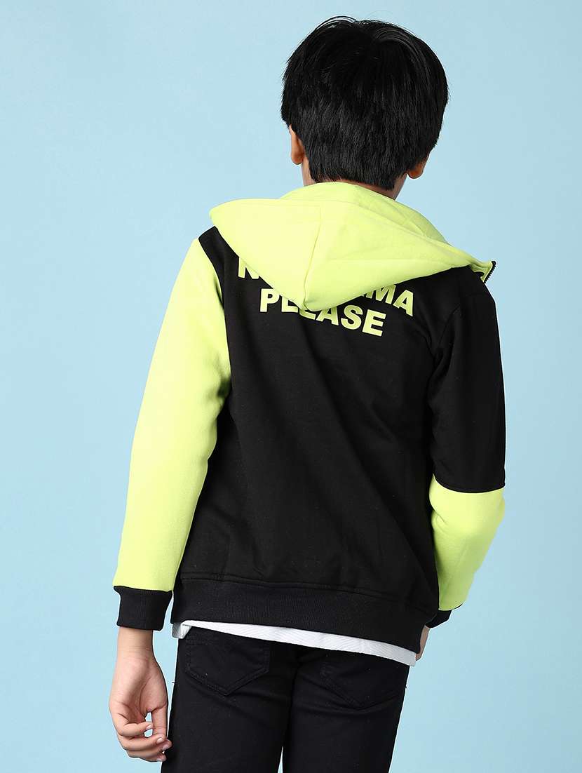 boys color block long sleeve sweatshirt - 21570677 -  Standard Image - 3