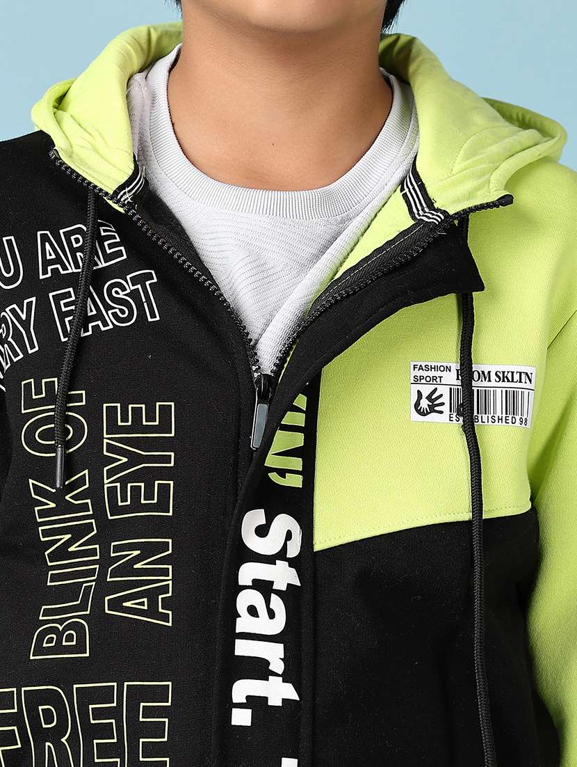 boys color block long sleeve sweatshirt - 21570677 -  Standard Image - 5