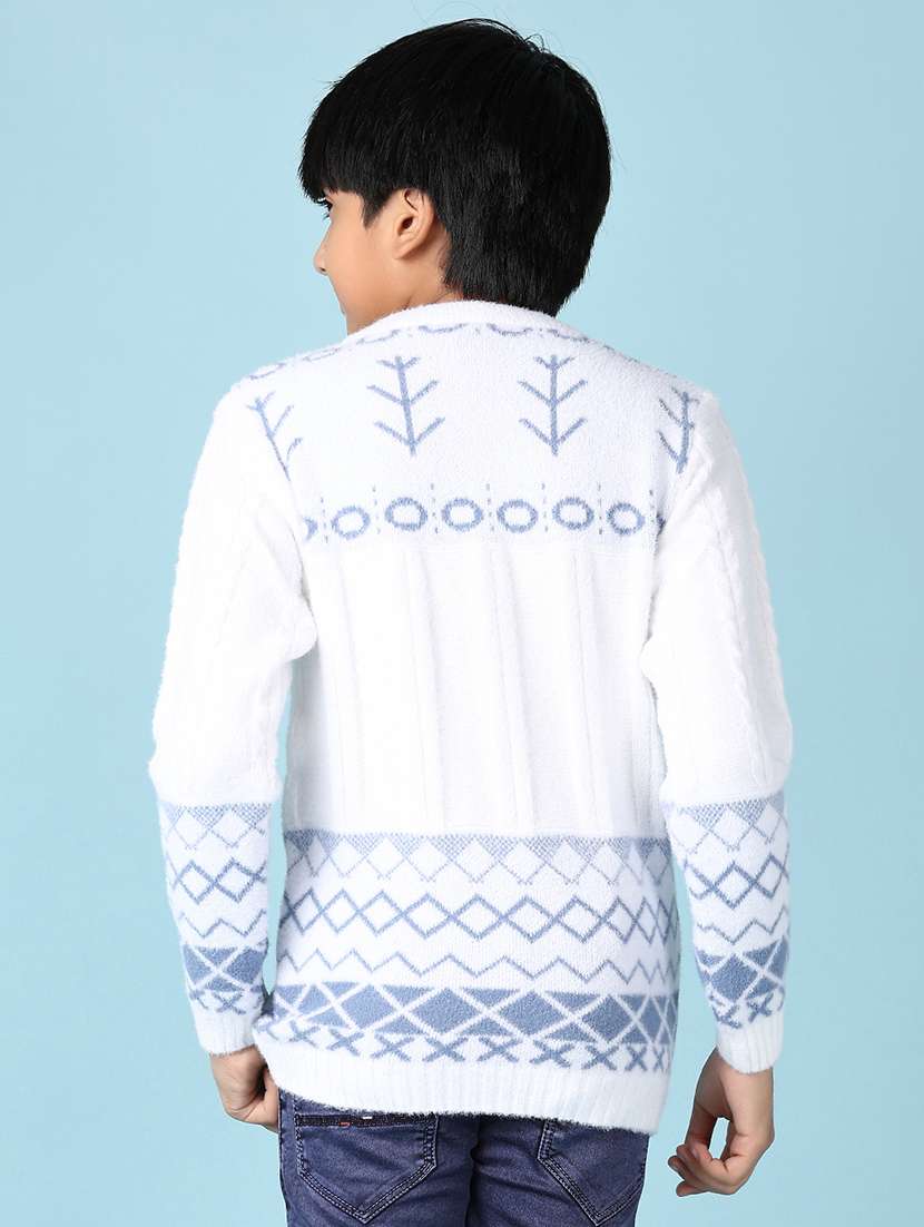 boys self designed long sleeve sweater - 21570744 -  Standard Image - 3