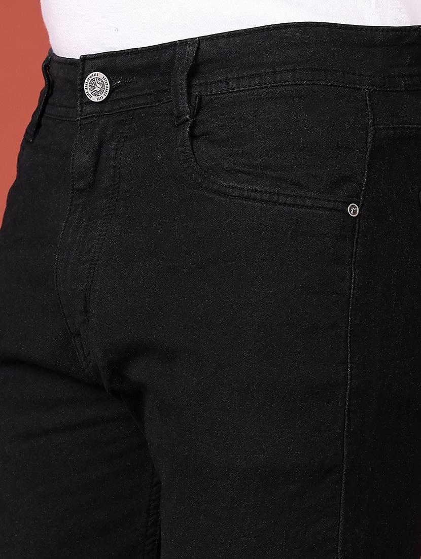 men mid rise plain straight fit jeans - 21570760 - Standard Image - 5