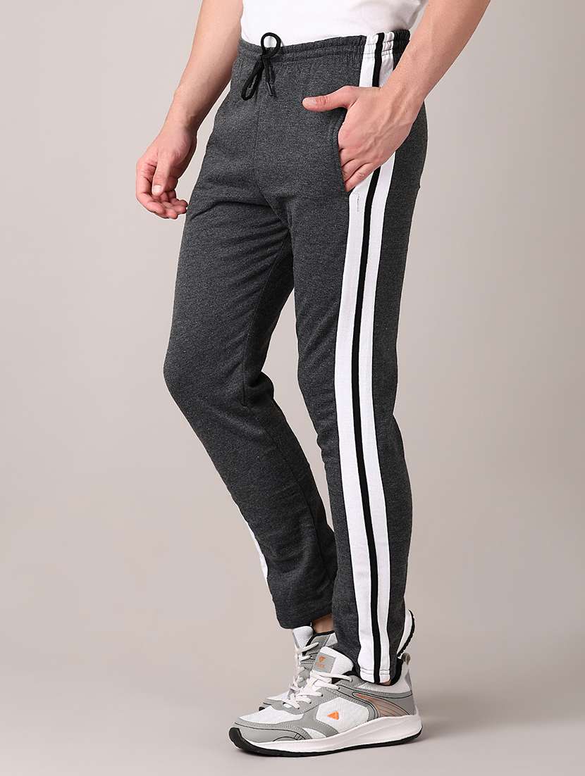 men side striped mid rise track pant - 21570811 -  Standard Image - 5
