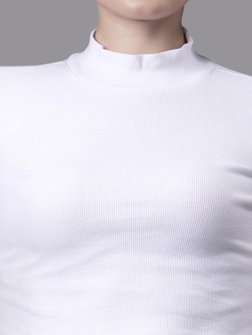 women solid sleeveless crop top - 21571378 - Standard Image - 5