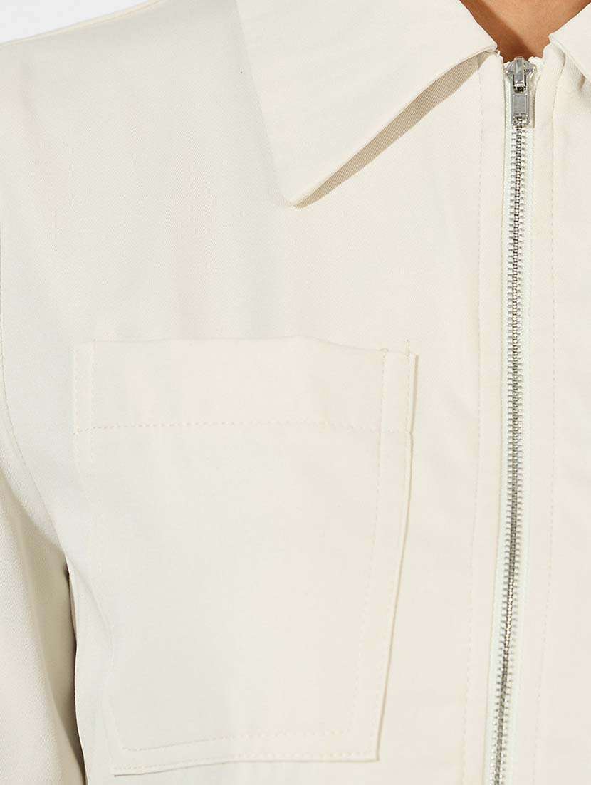 women beige solid a-line dress - 21571427 -  Standard Image - 5