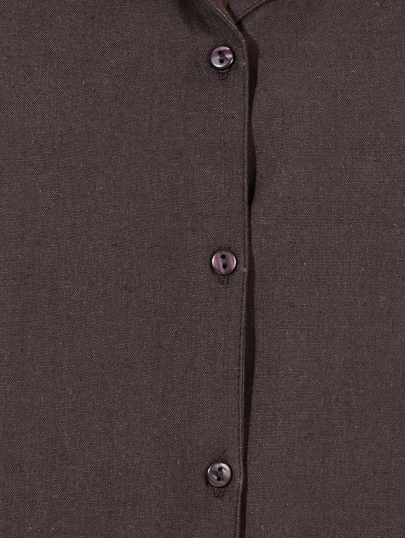 women collared solid regular shirt - 21571460 - Standard Image - 5