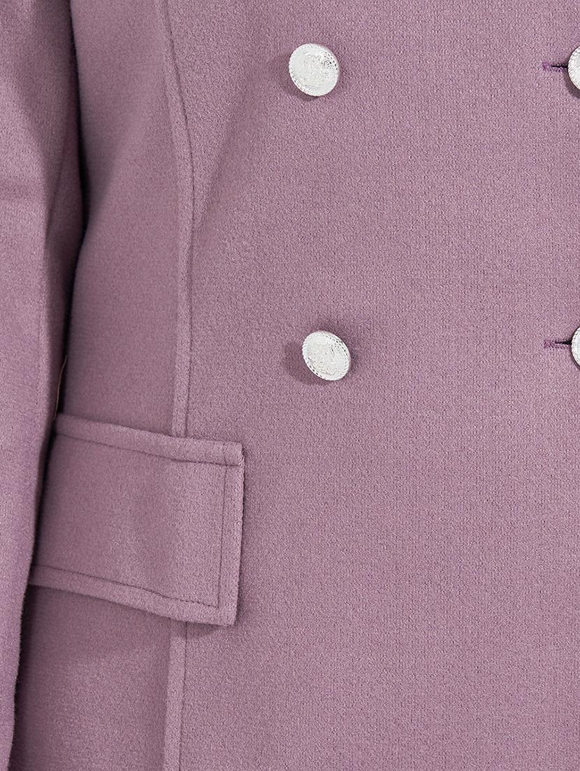 women full sleeve solid overcoat - 21571505 - Standard Image - 3
