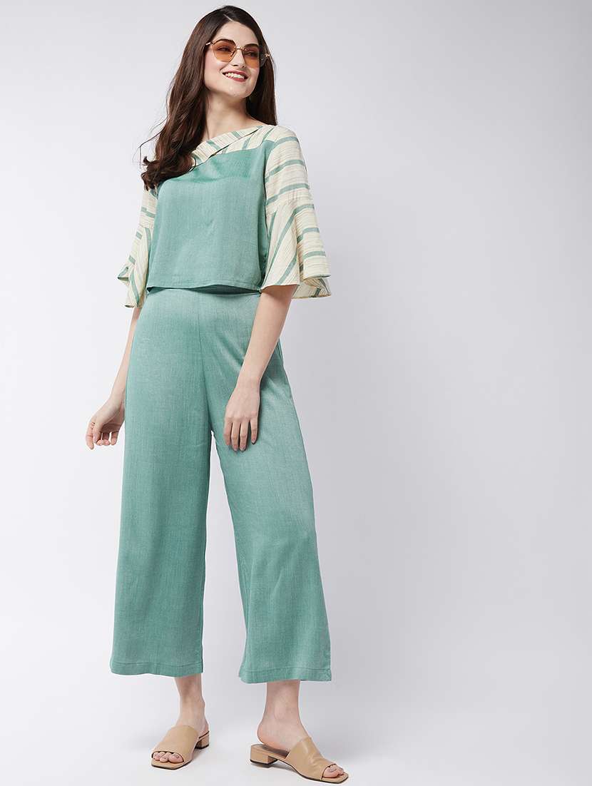 women green self-designed regular top - 21571653 -  Standard Image - 3
