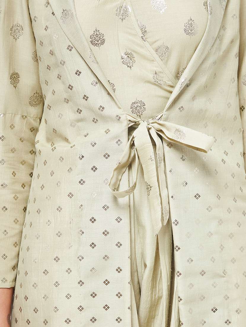 women green printed full leg jumpsuit - 21571662 -  Standard Image - 5