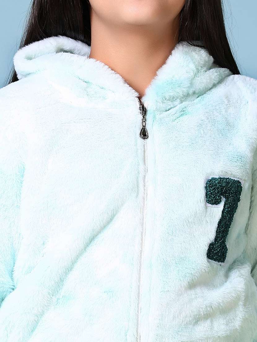 girls light blue long sleeve sweatshirts - 21572157 -  Standard Image - 5