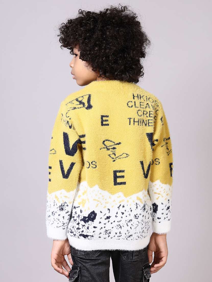 boys printed long sleeves sweater - 21572159 -  Standard Image - 3