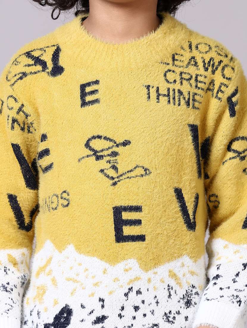 boys printed long sleeves sweater - 21572159 -  Standard Image - 5