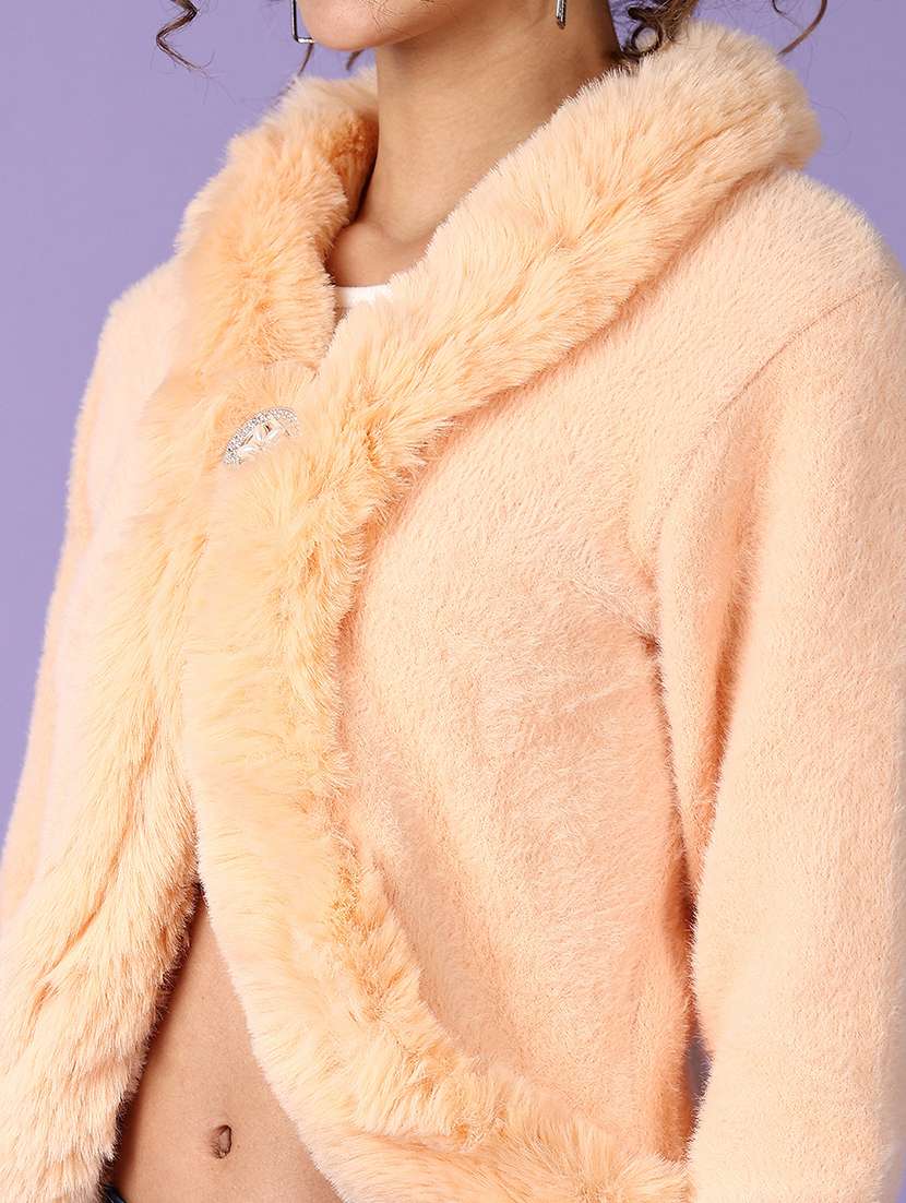 women solid long sleeve cardigan - 21572191 - Standard Image - 3