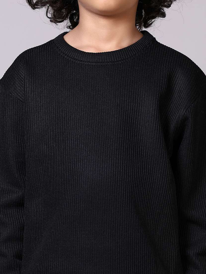 boys solid long sleeve sweatshirt - 21572340 -  Standard Image - 5