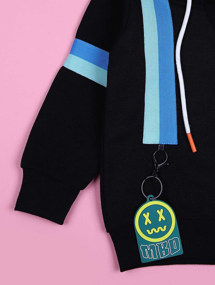 boys front print long sleeve sweatshirts - 21573063 -  Standard Image - 3