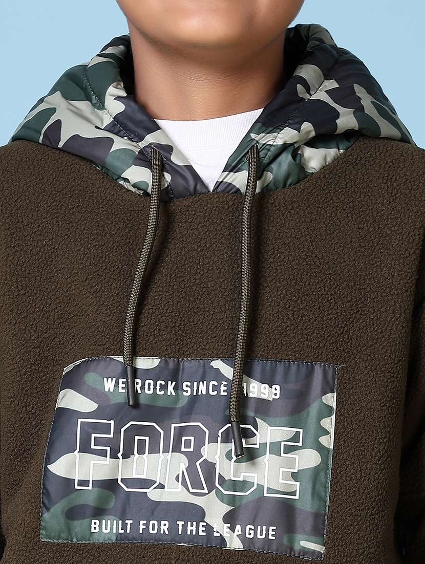 boys color block long sleeve sweatshirts - 21573067 -  Standard Image - 5