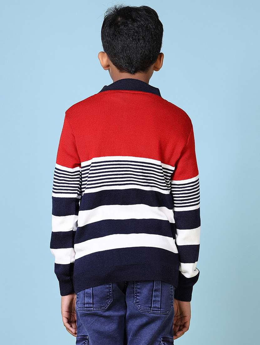 boys long sleeves striped sweater - 21573072 -  Standard Image - 3