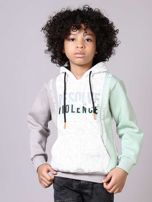 boys long sleeves color block sweatshirt - 21573090 -  Standard Image - 0