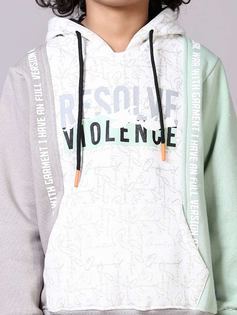 boys long sleeves color block sweatshirt - 21573090 -  Standard Image - 5