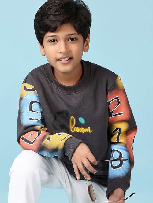 boys placement print long sleeve sweatshirt - 21573144 -  Standard Image - 0