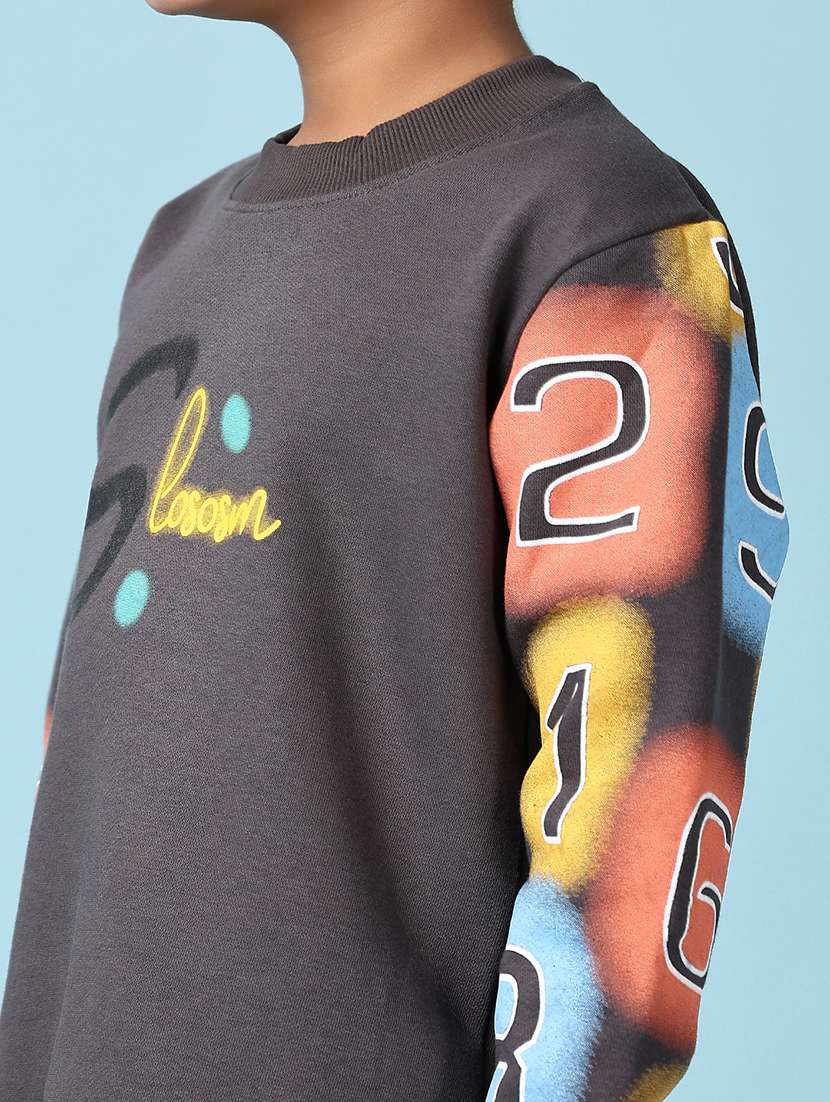 boys placement print long sleeve sweatshirt - 21573144 -  Standard Image - 3