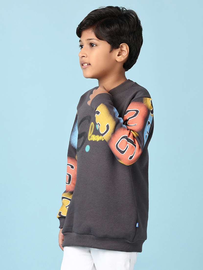 boys placement print long sleeve sweatshirt - 21573144 -  Standard Image - 5