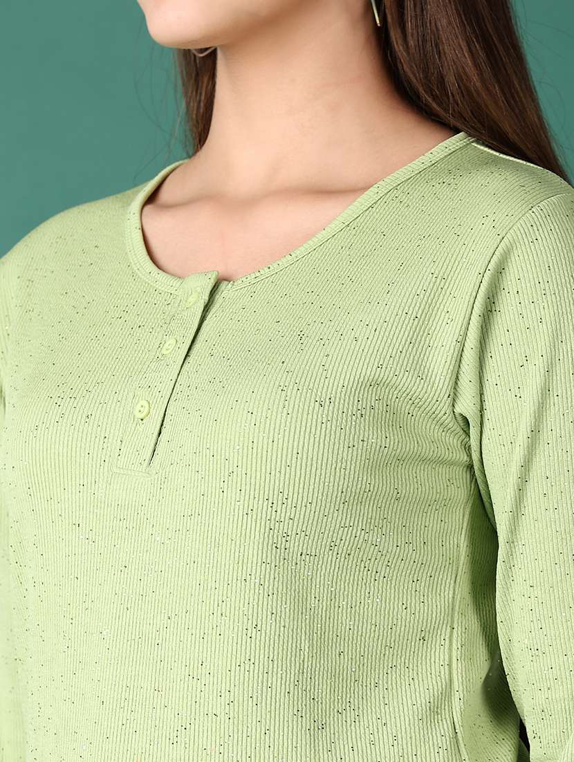 women long sleeves printed regular top - 21573248 - Standard Image - 5