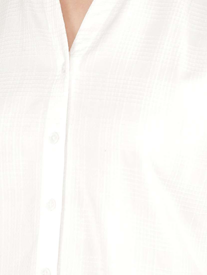 white viscose regular shirt - 21573780 -  Standard Image - 5