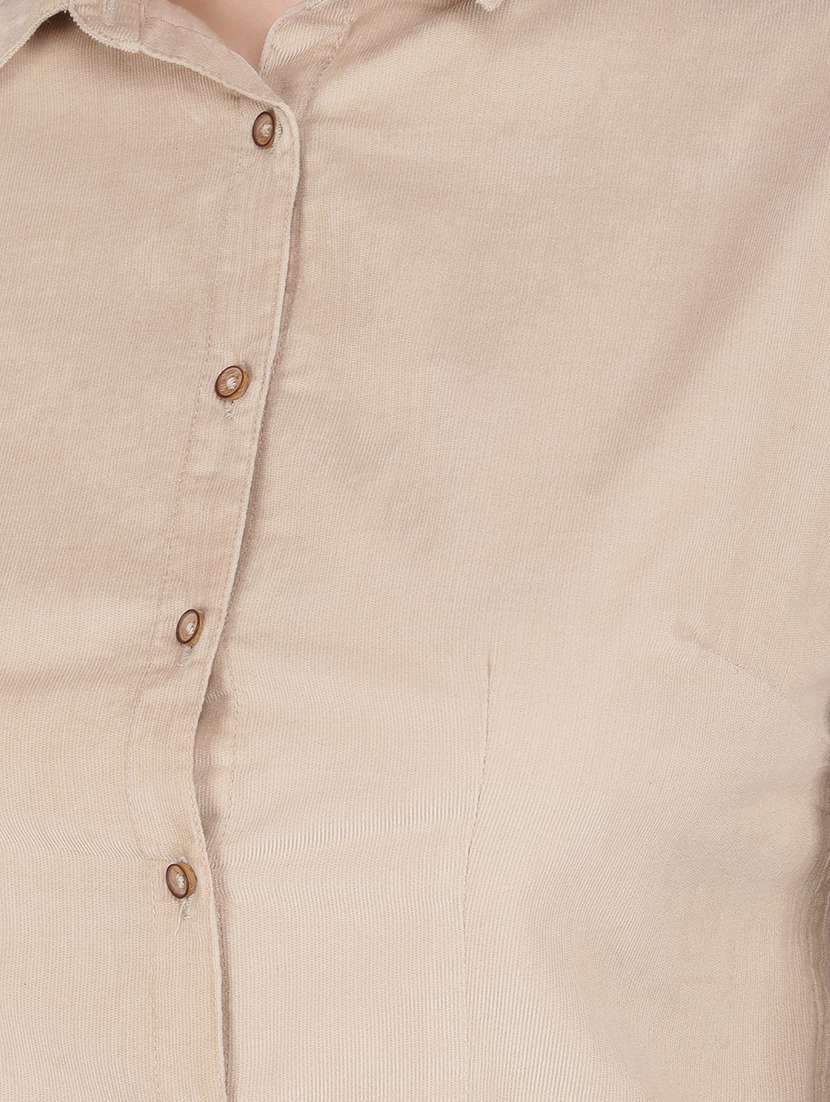 beige cotton regular shirt - 21573782 -  Standard Image - 5