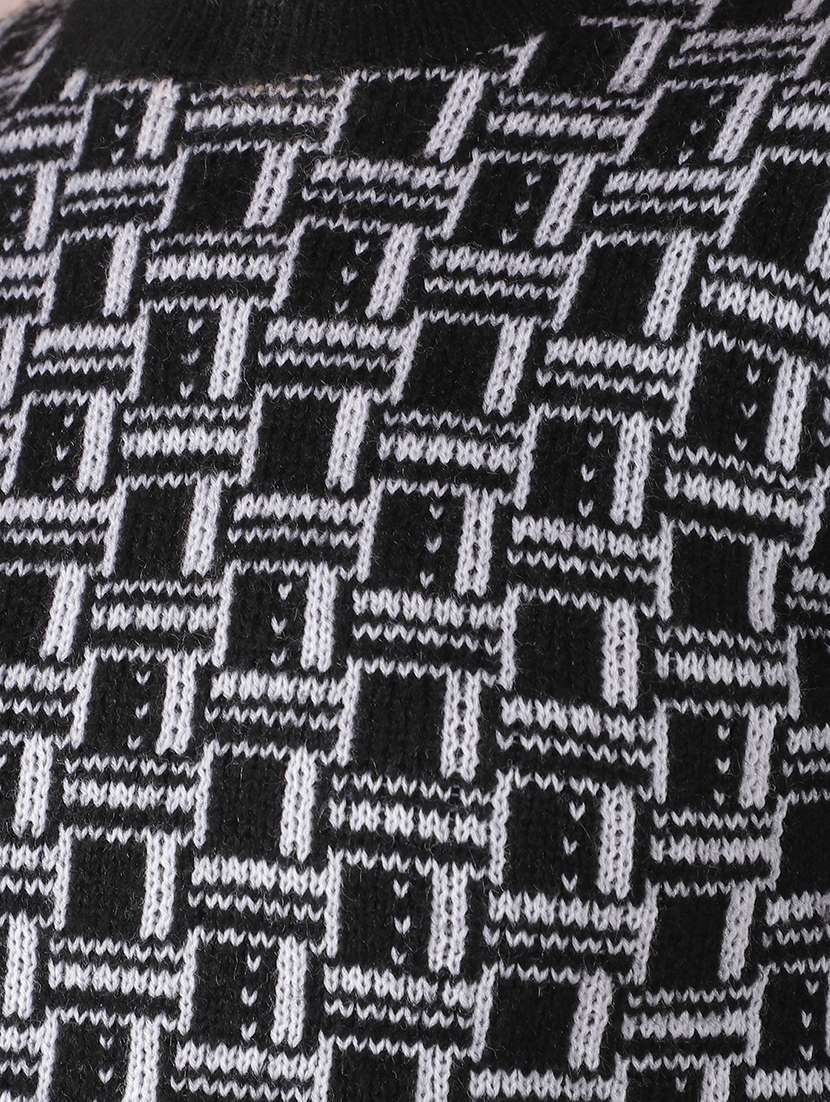 women black self design top and skirt co-ord set - 21573796 -  Standard Image - 5