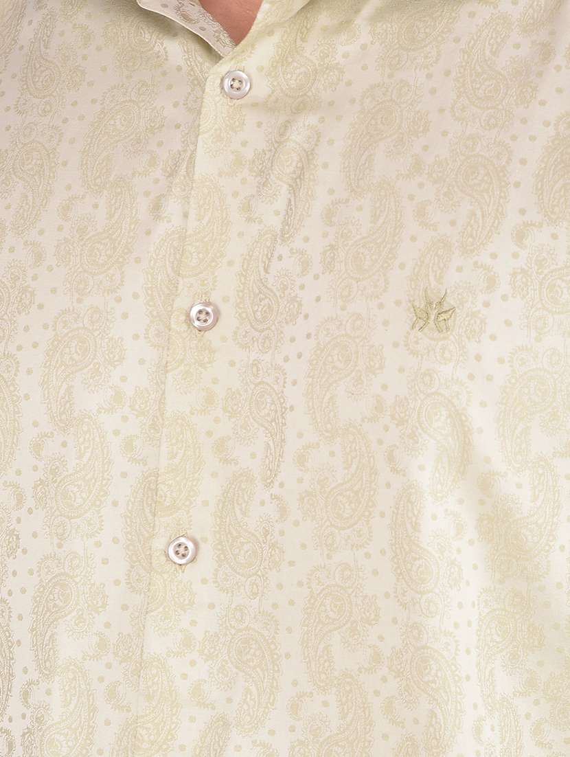 men printed collared long sleeve regular fit shirt - 21573882 -  Standard Image - 5