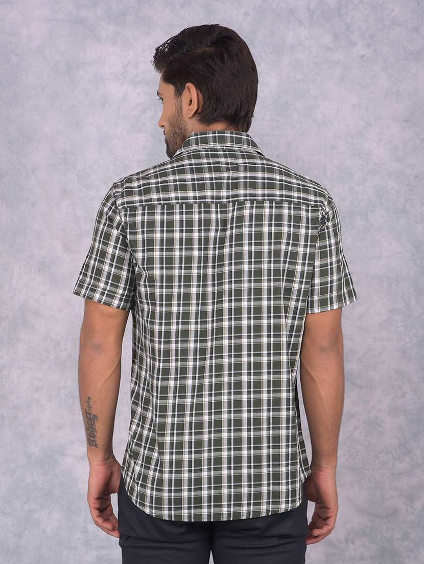 men checkered collared regular fit shirt - 21573901 -  Standard Image - 3