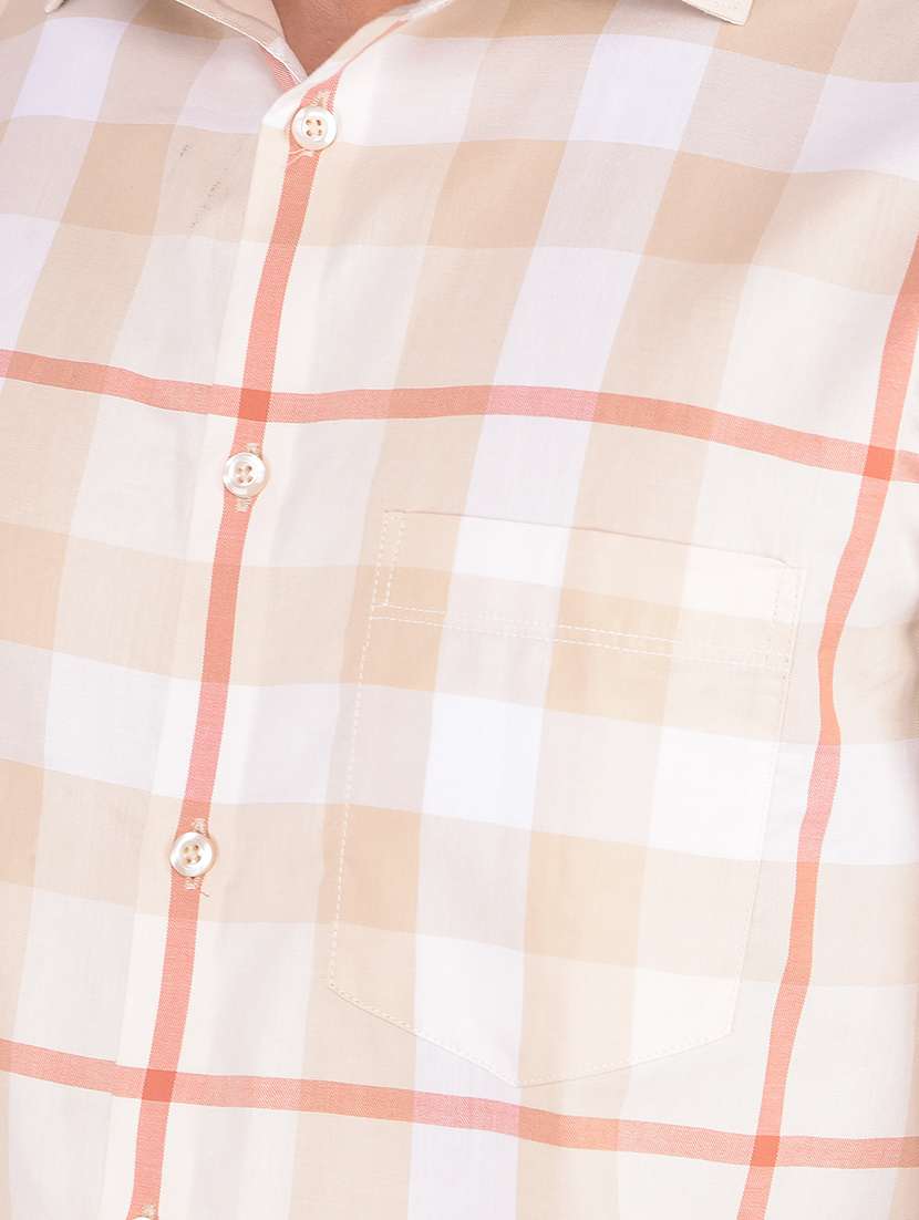 men checkered collared regular fit shirt - 21573903 -  Standard Image - 5