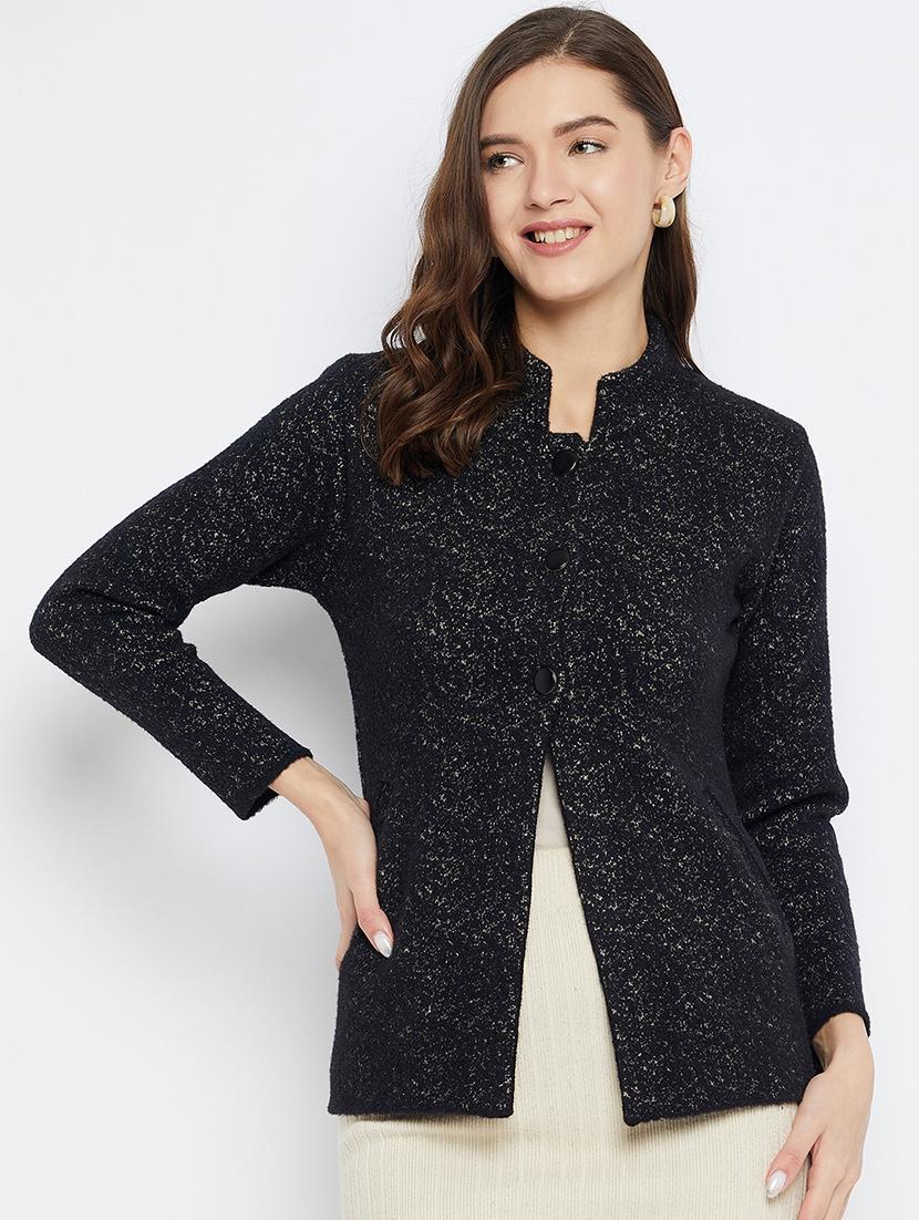 women self designed long sleeve cardigan - 21574934 -  Zoom Image - 0