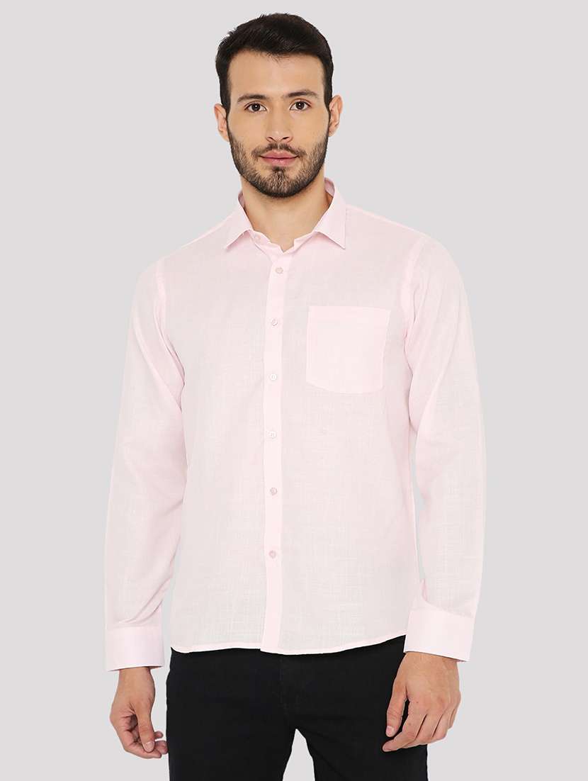 men slim fit plain formal shirt