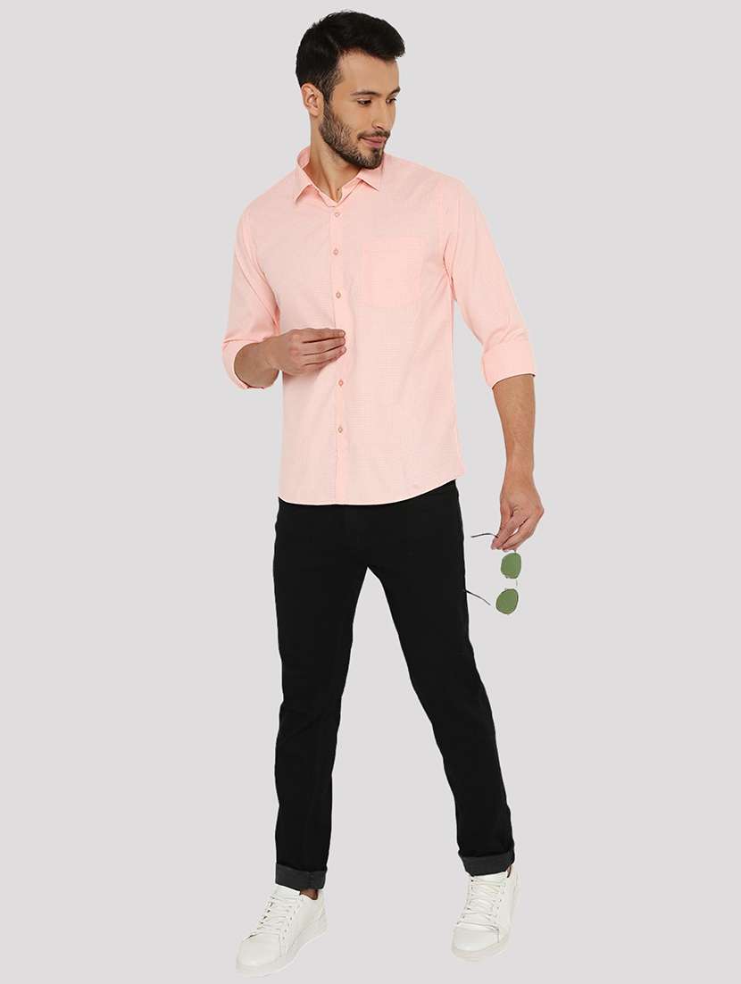 men checkered slim fit formal shirt - 21574962 -  Standard Image - 3