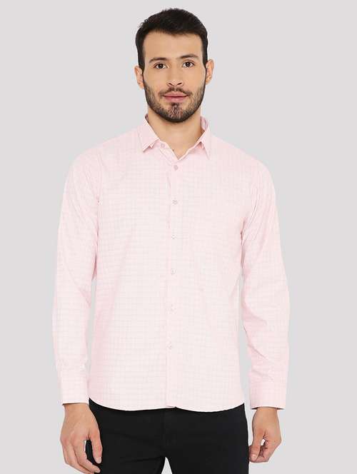 men checkered slim fit formal shirt - 21574978 -  Standard Image - 0