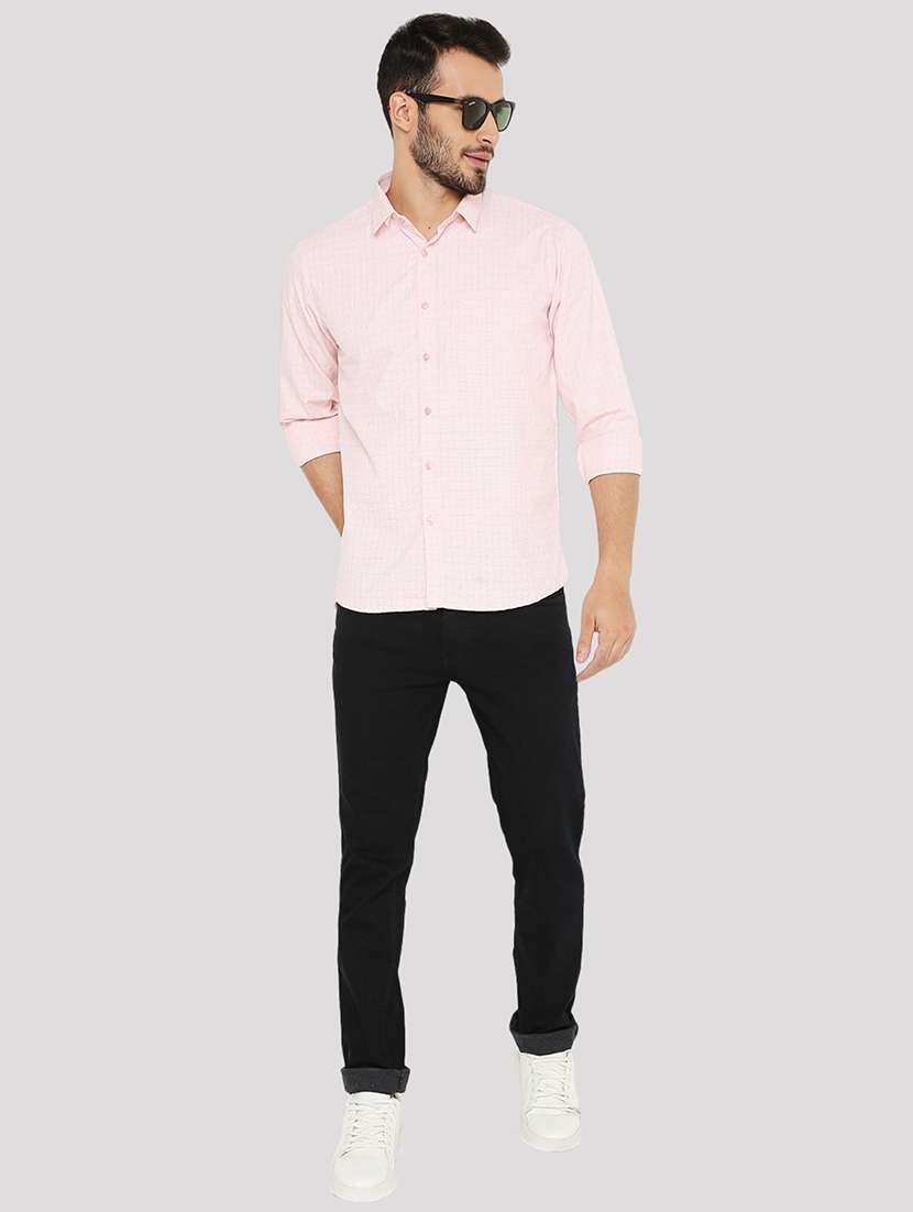 men checkered slim fit formal shirt - 21574978 -  Standard Image - 3