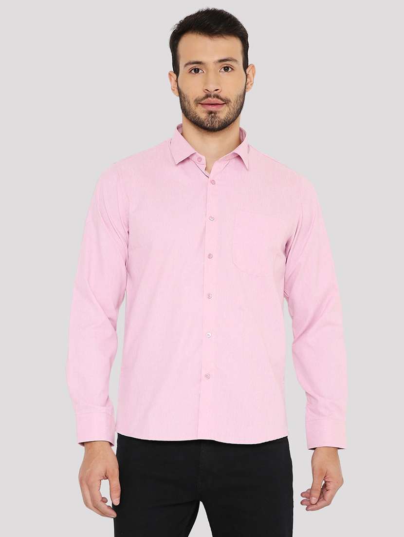 men solid slim fit formal shirt - 21574991 - Zoom Image - 0