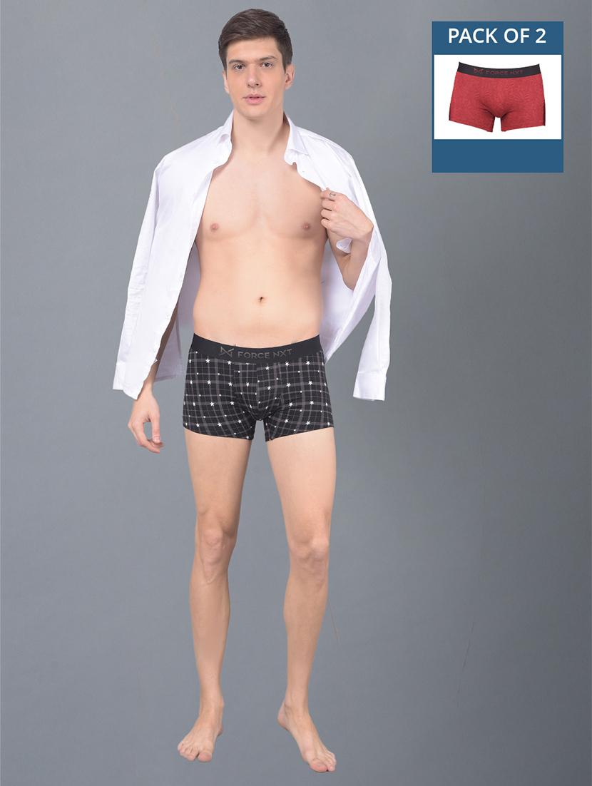 men pack of 2 printed trunks brief - 21575248 - Zoom Image - 0