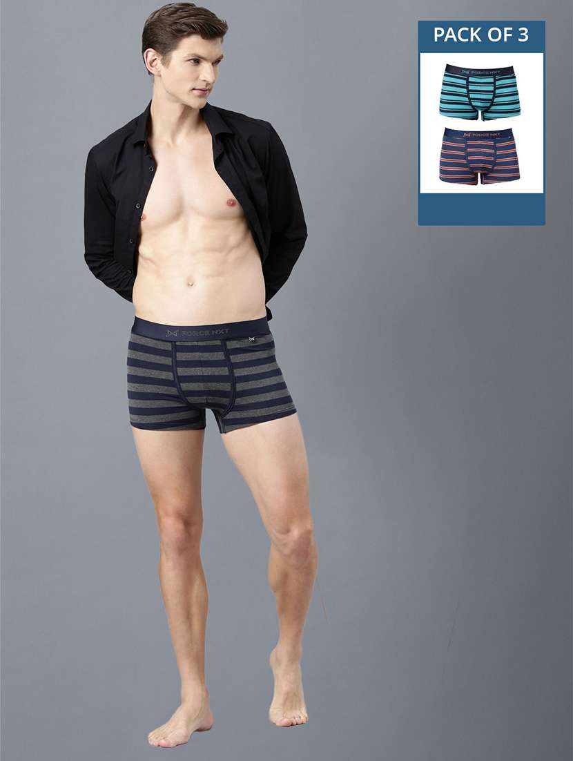 men pack of 3 striped trunks - 21575331 - Zoom Image - 0