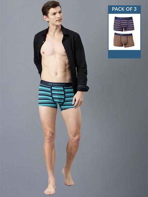 men pack of 3 striped trunks - 21575332 - Standard Image - 0