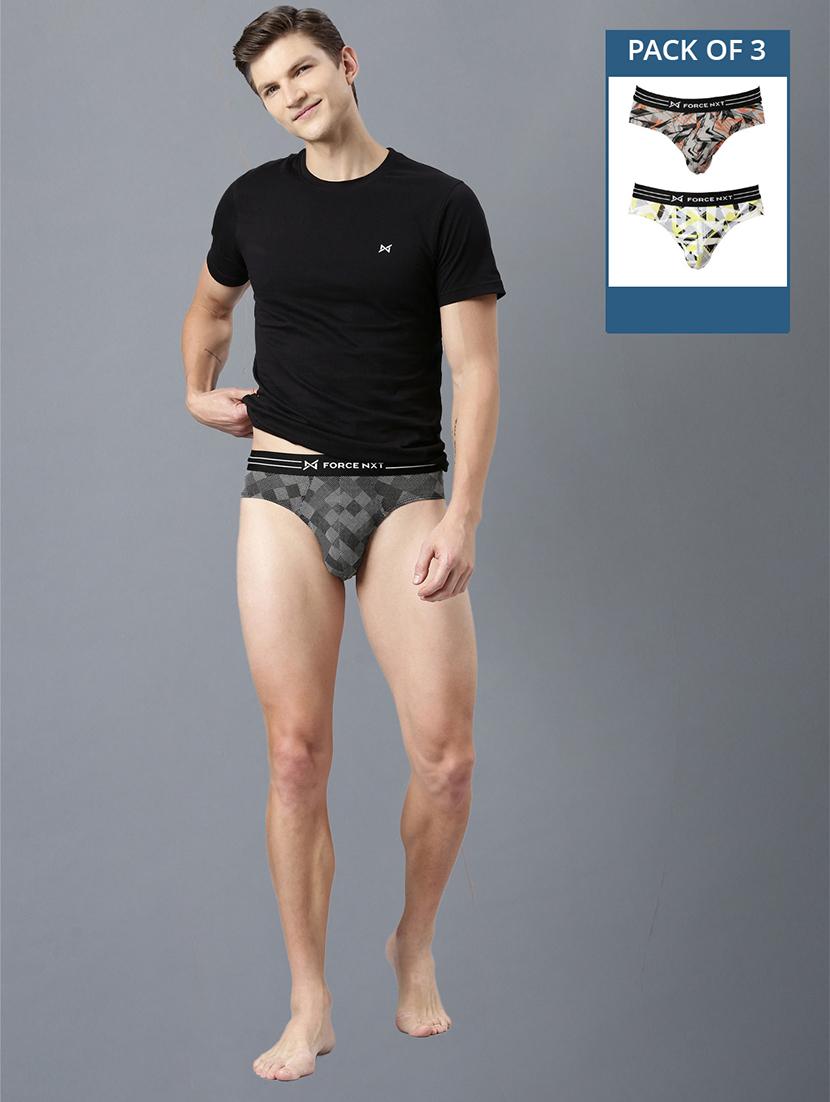 men pack of 3 printed hipster briefs - 21575395 - Zoom Image - 0
