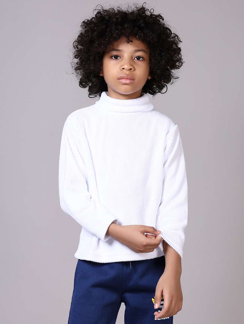 boys long sleeves solid sweater - 21575573 -  Zoom Image - 0