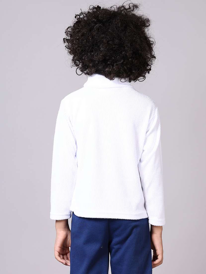 boys long sleeves solid sweater - 21575573 -  Standard Image - 3