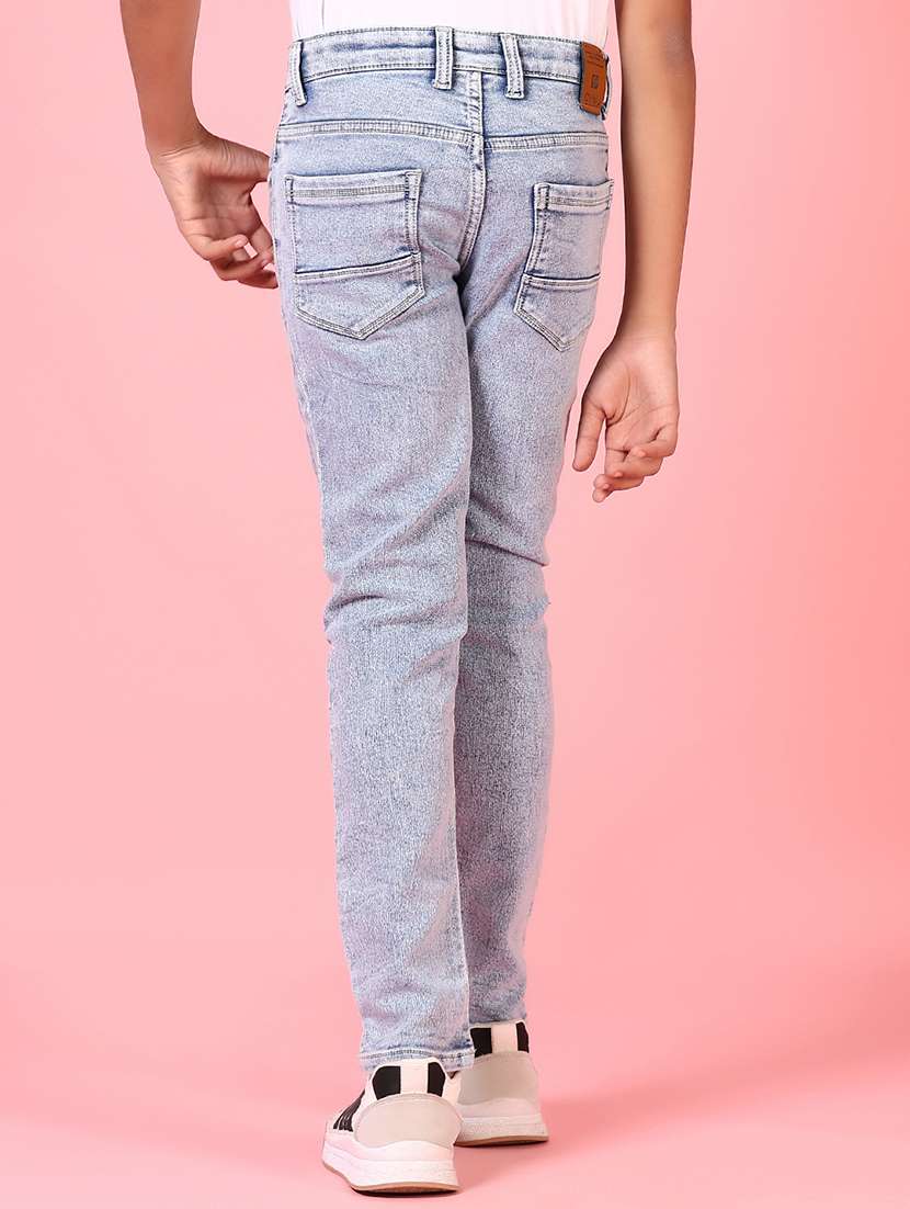 boys mid rise washed jeans - 21575636 -  Standard Image - 3