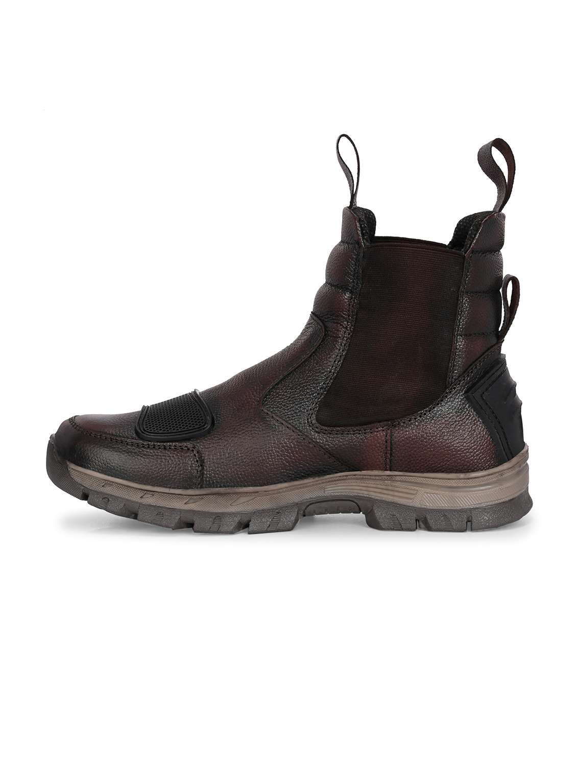 men brown lace up hiking boots  - 21575813 -  Standard Image - 3