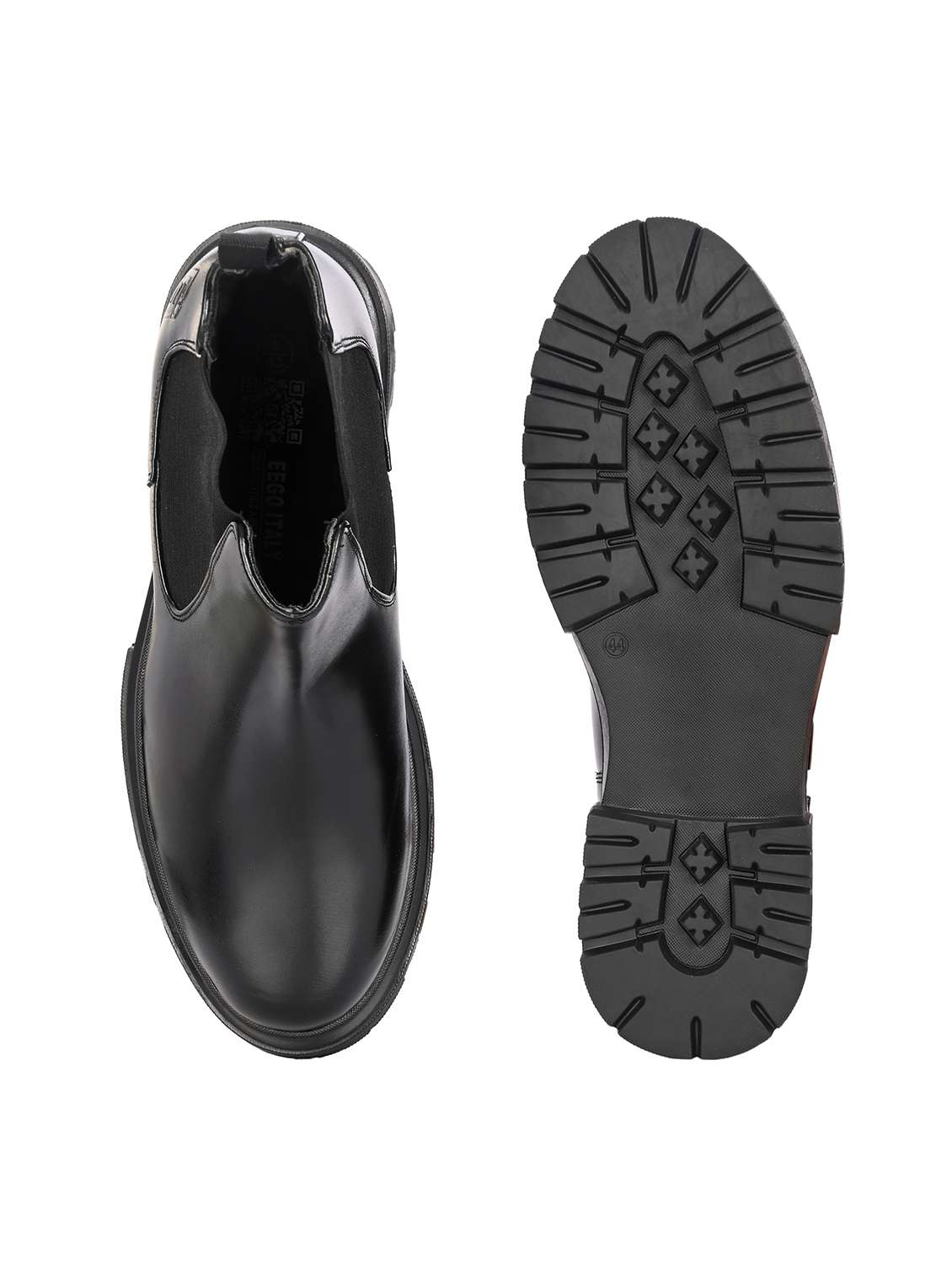 men black slip on high tops boot - 21575814 -  Standard Image - 5